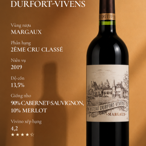 RƯỢU VANG ĐỎ_CHATEAU DURFORT-VIVENS 2019