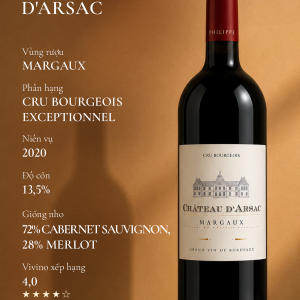 RƯỢU VANG ĐỎ_CHATEAU D'ARSAC 2020