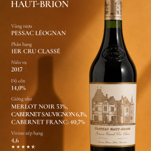 RƯỢU VANG ĐỎ_CHATEAU HAUT-BRION 2017