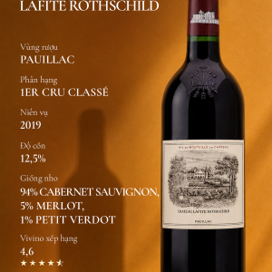 RƯỢU VANG ĐỎ_CHATEAU LAFITE ROTHSCHILD 2019