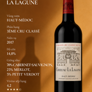 RƯỢU VANG ĐỎ_CHATEAU LA LAGUNE 2017