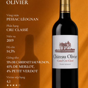 RƯỢU VANG ĐỎ_CHATEAU OLIVIER 2019