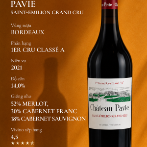 RƯỢU VANG ĐỎ_CHATEAU PAVIE 2021