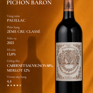 RƯỢU VANG ĐỎ_CHATEAU PICHON BARON 2021