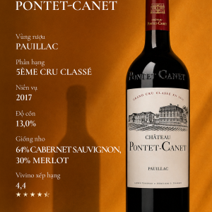 RƯỢU VANG ĐỎ_CHATEAU PONTET-CANET 2017