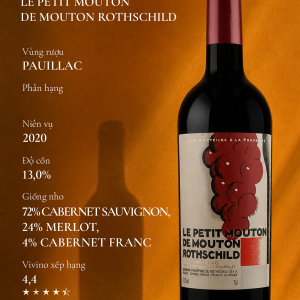 RƯỢU VANG ĐỎ_LE PETIT MOUTON DE MOUTON ROTHSCHILD 2020